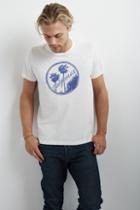 Velvet Men Griffin California Graphic Tee Shirt-ecru-graphics