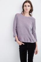 Velvet Clothing Mia Open Stitch Cashmere Sweater-viola-cashclass