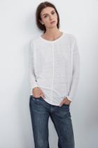 Velvet Clothing Bessie Linen Swing Tee-carbon-linenknit