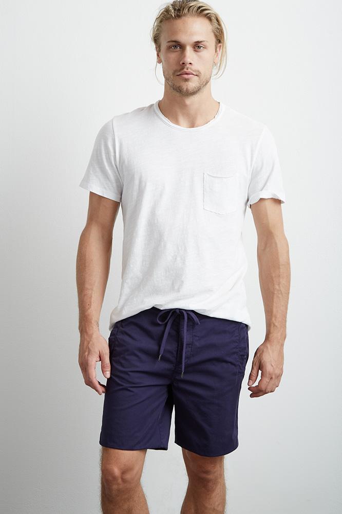 Velvet Men Cristobal Woven Short-neptune-bottoms