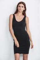 Velvet Clothing Rosemary Stretch Jersey Dress-black-stchjersey