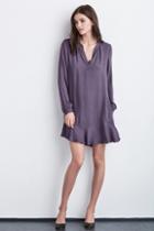 Velvet Clothing Olgita Ruffle Jacquard Dress-imperial-jacquard