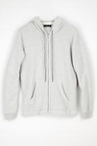 Velvet Men Mateo Heather Fleece Zip Hoodie-heather Grey-hthfleece
