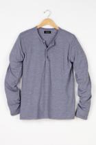 Velvet Men Wynn Double Fold Henley-pistol-dblfoldslub