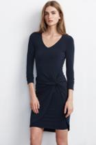 Velvet Clothing Wendolyn Layered Knot Dress-midnight-stchjersey
