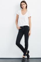 Velvet Clothing Milla Studded Skinny Jean-coal-denim