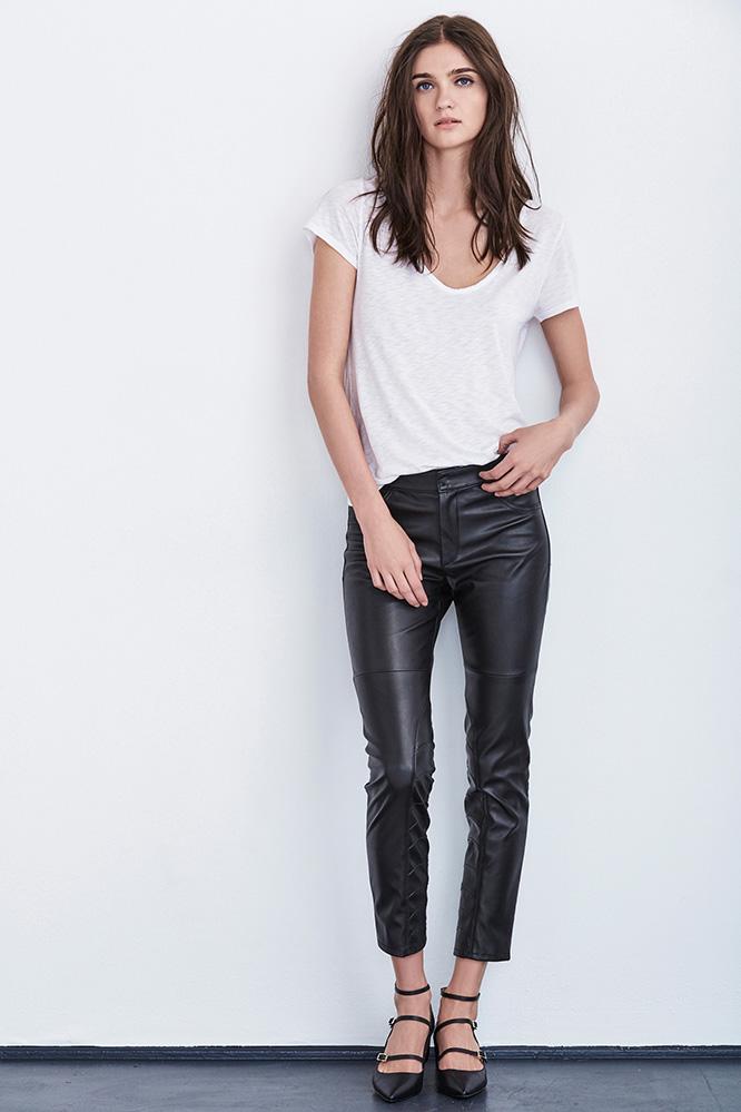 Velvet Clothing Monie Faux Leather Moto Legging-black-fxlthleg