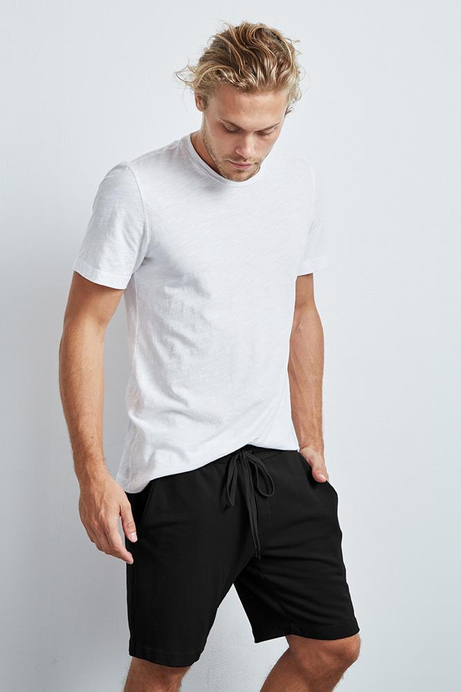 Velvet Men Oneal Luxe Fleece Short-black-luxeflc