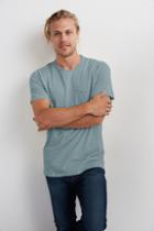 Velvet Men Chad Raw Edge Cotton Slub Pocket Tee-chisel-slub