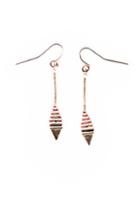 Velvet Clothing Desert Rose Leaf Earrings By Ild-ild-desert-e