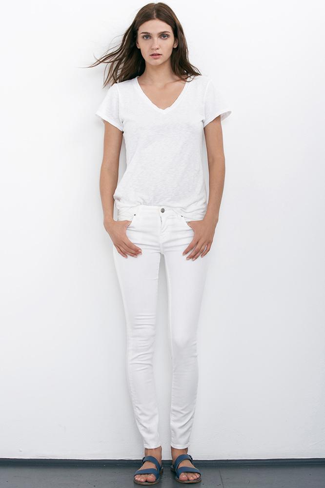 Velvet Clothing Toni Skinny Jean In Salt-salt-denim