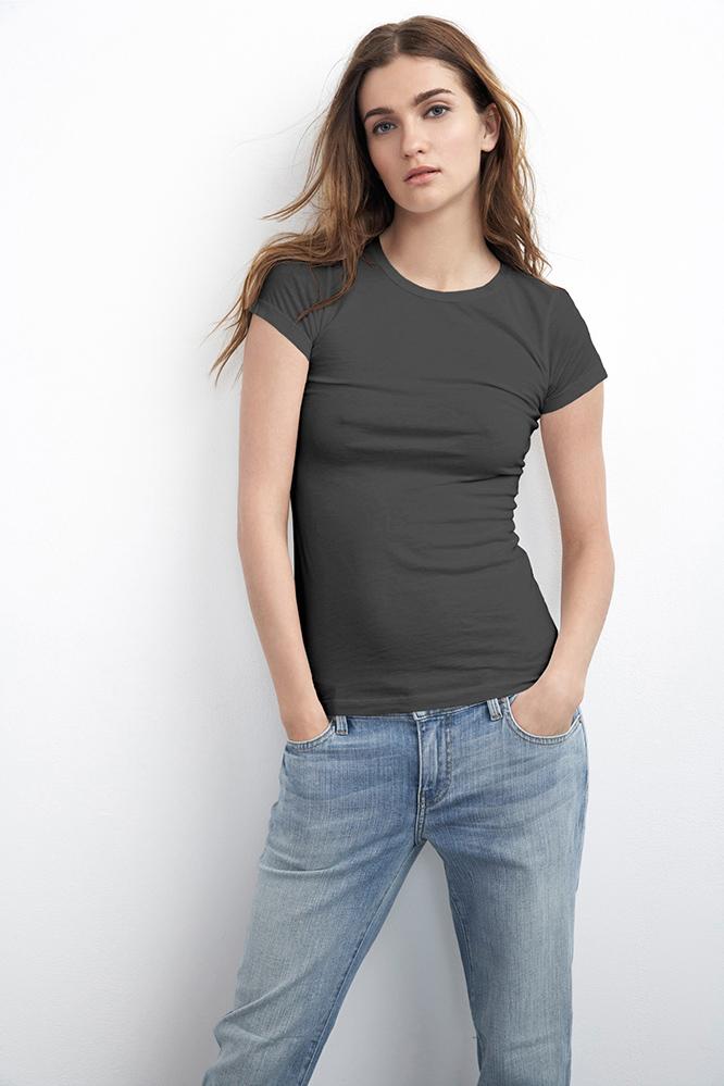 Velvet Clothing Jemma Gauzy Whisper Crew Neck Tee-exhaust-gauzywhisper