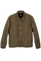Velvet Men Rebel Sherpa Lined Utility Jacket-army-outerwear