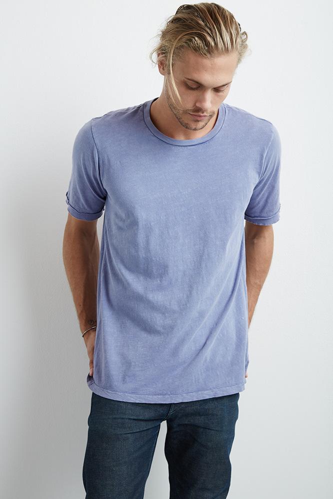 Velvet Men Kirby Vintage Wash Slub Tee -arctic-slubvintws