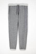 Velvet Men Thorne Contrast Fleece Jogger-charcoal-triblendfleece