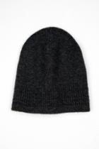 Velvet Men Dashel Slouchy Cashmere Beanie-black-cashmere