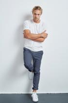Velvet Men Sammi Woven Tailored Pant-prussian-bottoms