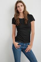 Velvet Clothing Snoop Classic Jersey Tee-black-baby-jersey