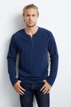 Velvet Men Kodiak Henley Top-indigo-indigoknit