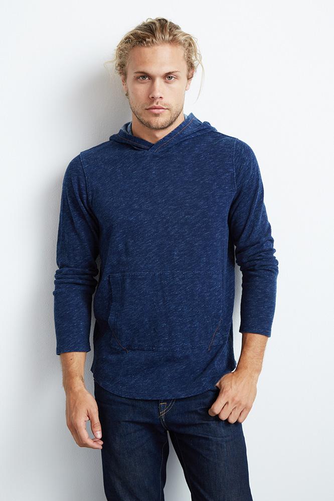Velvet Men Timber Knit Hoodie-indigo-indigoknit