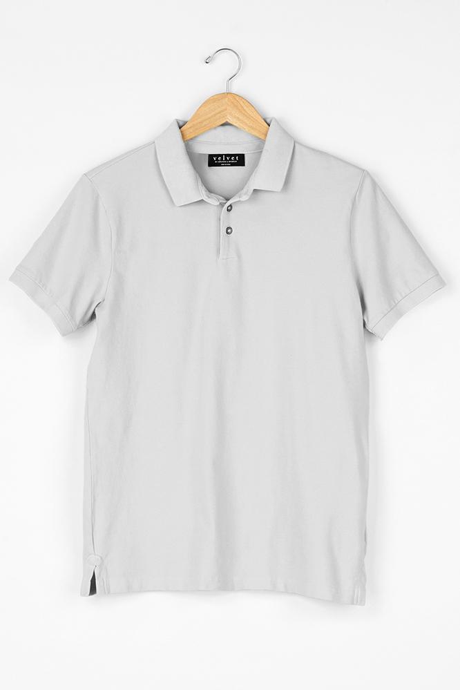 Velvet Men Walter Pique Polo -cirrus-pique