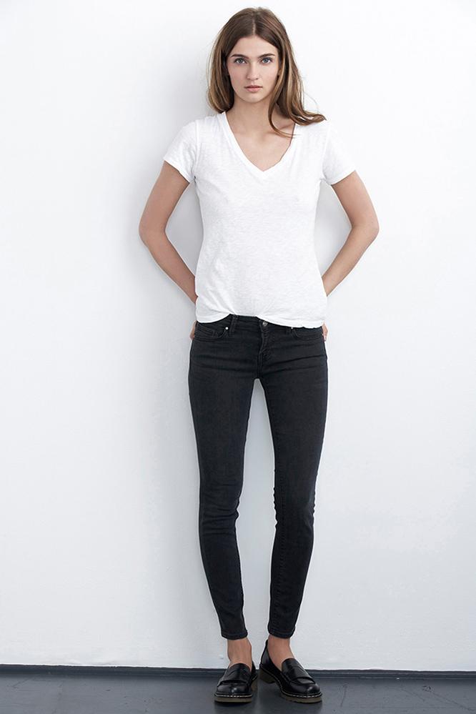 Velvet Clothing Toni Skinny Jean In Coal-coal-denim