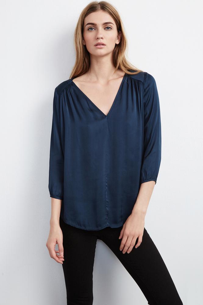 Velvet Clothing Traze Satin Popover-hudson-satinviscose