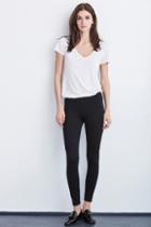 Velvet Clothing Chanda Ponti Legging-black-ponti