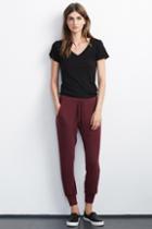 Velvet Clothing Trella Cozy Jersey Jogger-merlot-cozyjersey