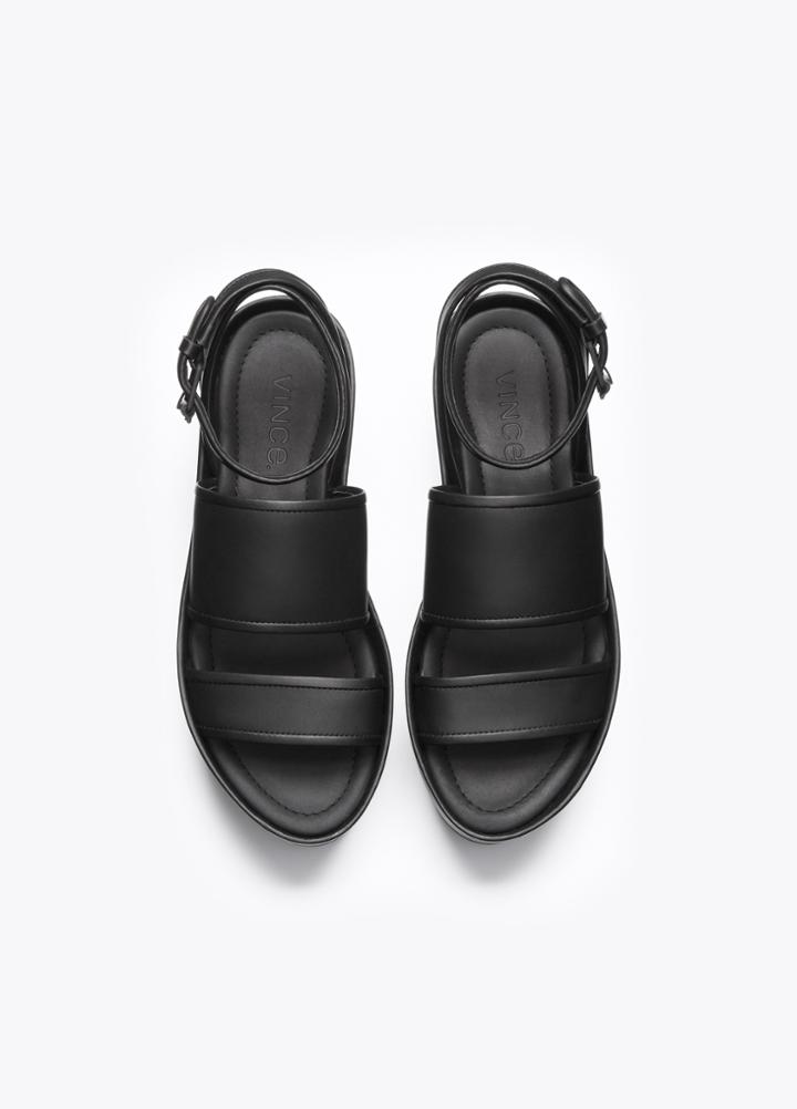 Vince Vienna Leather Platform Sandals