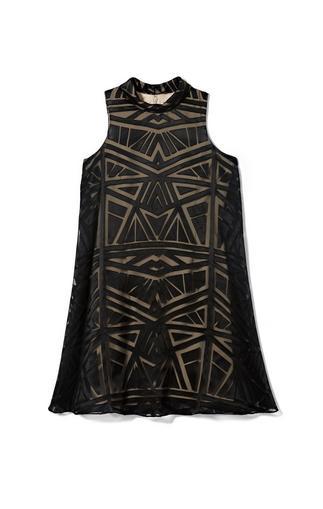 Vince Camuto Geometric Flyaway Dress