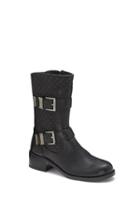 Vince Camuto Vince Camuto Welton- Double Buckle Quilted Moto Boot