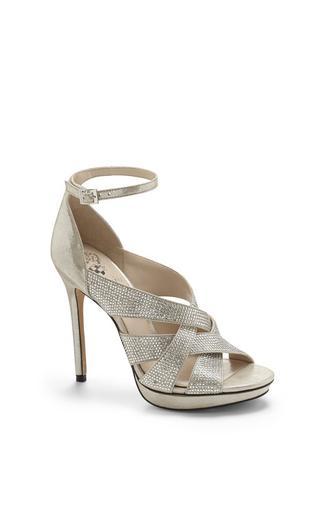 Vince Camuto Vince Camuto Grimes- Crisscross Rhinestone Strap Heel