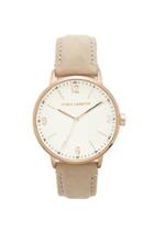 Vince Camuto Tan Classic Suede Band Watch