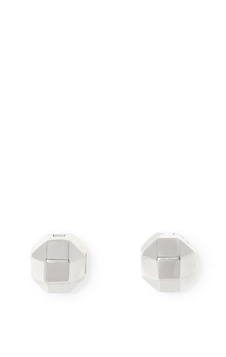 Vince Camuto Louise Et Cie Silvertone Double-sided Faceted Studs