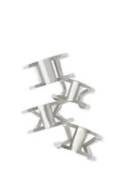 Vince Camuto Vince Camuto Silver-tone Geo Open Ring Set