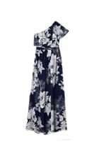 Vince Camuto One-shoulder Floral-print Maxi Dress