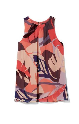 Vince Camuto Tropical-print Blouse