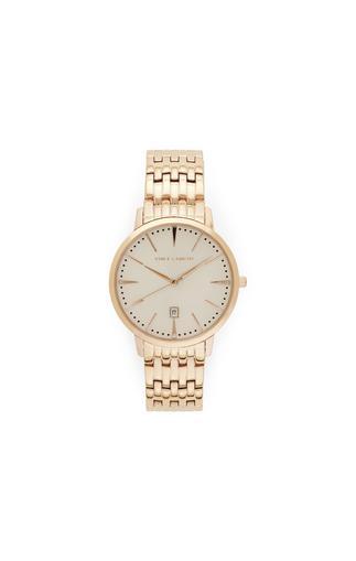 Vince Camuto Chain Link Classic Gold Watch