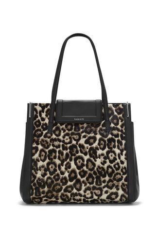 Vince Camuto Louise Et Cie Ivie Tote - Flap-accent Leopard-print Tote1
