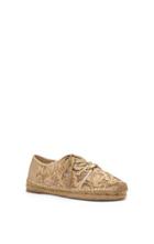 Vince Camuto Vc Signature Cai C- Perforated Cork Lace Up Sneaker Espadrille