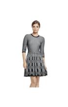 Vince Camuto Vince Camuto Textured Knit Fit And Flare Dress