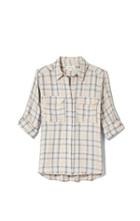Two By Vince Camuto Check-print Utility Shirt