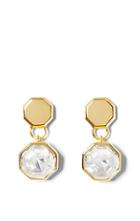Vince Camuto Louise Et Cie Crystal Double Octagon Drop Earrings