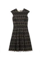 Vince Camuto Sequin-detailed Lace Dress