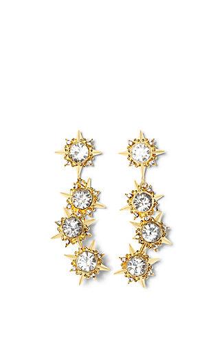 Vince Camuto Louise Et Cie Tip-to-tip Crystal Compass Star Earrings