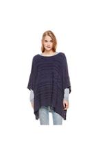 Vince Camuto Two By Vince Camuto Button Detail Cable Knit Poncho