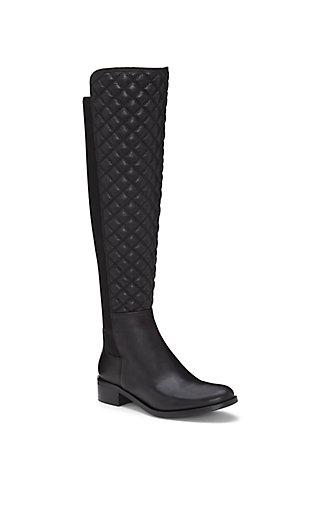 Vince Camuto Vince Camuto Justina- Quilted Leather Stretch Boot
