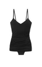 Vince Camuto Shirred One-piece Swimsuit