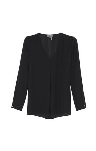 Vince Camuto Center-pleat Blouse